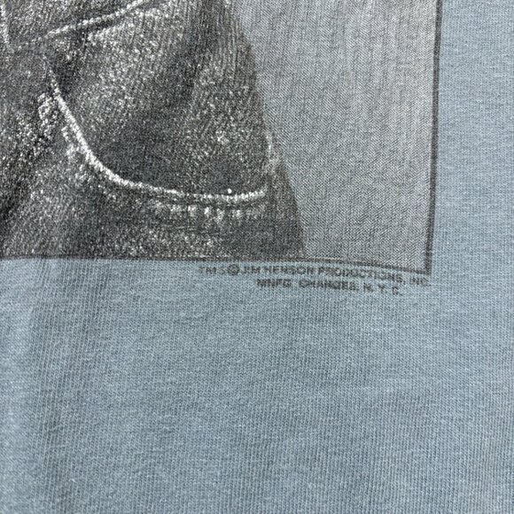 Vintage Kermit The Frog Shirt XL Blue Kermit Clein Calvin Clein Changes Tag 90s - Picture 4 of 13